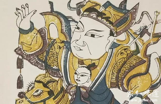 山西平陽(yáng)木板年畫(huà)